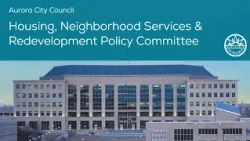 Housing, Neighborhood Services and Redevelopment Meeting - August 2026