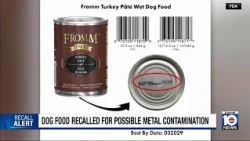 Fromm Family Foods recalls  some wet dog food cans