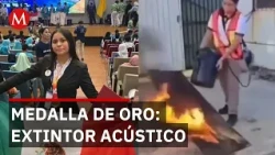 Ángela Karime Venegas plans to perfect her acoustic fire extinguisher for confined spaces