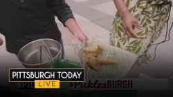 Tossing up some zesty creations at Picklesburgh!