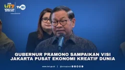 Gubernur Pramono Sampaikan Visi Jakarta Pusat Ekonomi Kreatif Dunia