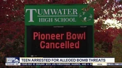 Teen arrested for alleged bomb threats targeting Tumwater High School football game