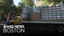 Moving truck "Storrowed" after slamming into BU bridge overpass