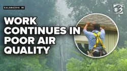 What health officials say about poor air quality and working outside