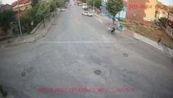 ISPARTADA TRAFIK KAZALARI KGYS KAMERALARINDA
