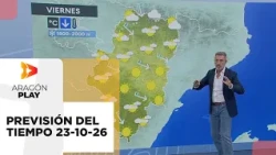 Weather forecast for Aragon, Friday, October 23
