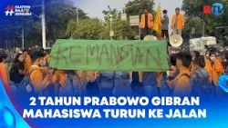 Two Years of Prabowo Gibran, Protesters Demonstrate in Jakarta