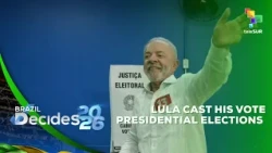Brazil Election: Lula votes and speaks to the press