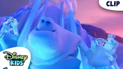 ⛄️❄️ Elsa, Olaf und das riesige Eismonster! | Halloween-Spaß mit „Die Eiskönigin“ | @DisneyKidsDE
