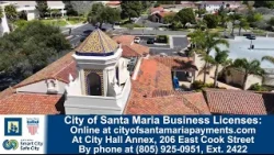 Get a Business License with the City of Santa Maria