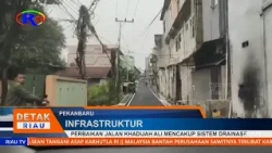PERBAIKAN JALAN KHADIJAH ALI MENCAKUP SISTEM DRAINASE