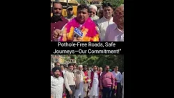 MLA Iftkhar Ahmed Inaugurates Blacktopping Work on Bindi Jamola Road.