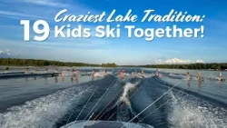 They Tried Three Times... Then 19 Water Skiers Finally Got Up! 🚤