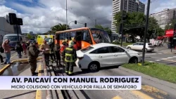 Bus and Car Collision on Paicaví: Traffic Light Malfunction Caused Accident