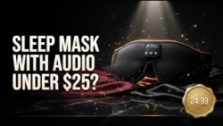 Wireless 3D Bluetooth Music Hood Eye Mask - Black
