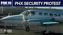 Sky Harbor Airport security plan sparks pilot protest in Phoenix | Video Vault | FOX 10 Phoenix
