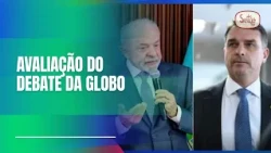 Lula and Flávio Bolsonaro's demeanor at the Globo debate