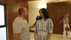 JORGE AZCÓN AND LORENA ORDUNA SPEAK AFTER THE 2026 HUESCA STATE OF THE CITY DEBATE
