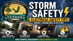 Storm Safety: Electrical Safety Tips from Leesburg Electric ⚡⛈️