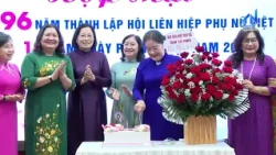Provincial Retired Women Officials Club meeting celebrating the 96th anniversary of the Vietnam W...