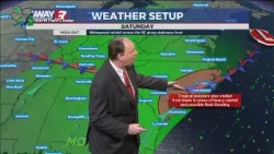 Showers and Thunderstorms Likely Saturday with Pockets of Heavy Rainfall