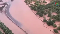 Torrential rains leave two Spanish towns submerged