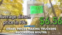 Pennsylvania truckers forced to reconsider jobs due to surging diesel costs