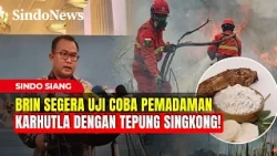 BRIN Segera Uji Coba Pemadaman Karhutla dengan Tepung Singkong | Sindo Sore | 30/10