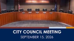 Cupertino City Council Meeting - September 15, 2026
