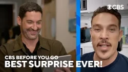 Tom Ellis Reacts to a Surprise Message from Kevin Alejandro | CBS Before You Go