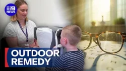 The surprising impact of sunlight on children's eyesight | 9 News Australia
