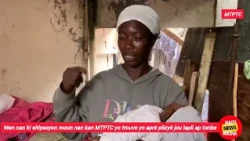 Gwo kriye nan kan MTPTC a kote bandi te fin kouri dèyè yo men lapli anpeche yo dòmi ak timoun yo