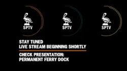 Check Presentation: Permanent Ferry Dock Press Conference