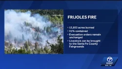 Frijoles Fire up to 13,933 acres