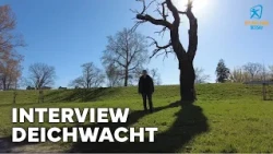 Der Deich - ein Erdhügel - Leopoldshafen Dessau