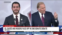 Abdul El Sayed, Mike Rogers talk policy, lob attacks in final Michigan US Senate debate
