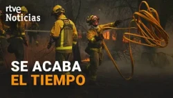 Horas críticas para controlar los incendios antes de que llegue la cuarta ola de calor | RTVE