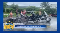 Participants defend autism fundraiser washing motorcycles in bikinis in Harbour Grace