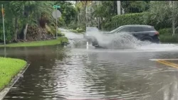 Heavy rain causes street flooding across parts of South Florida