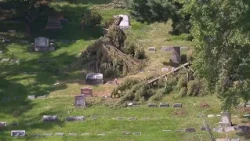 Storm damage lingers at Greater Cincinnati's largest cemetery already struggling with upkeep