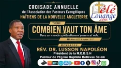 Combien vaut ton âme? Rev. Dr. Lusson Napoléon