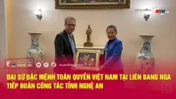 Vietnamese Ambassador to the Russian Federation Receives Nghe An Provincial Delegation