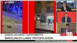 🔴 ATTEMPTED LOOTING AND MAXIMUM TENSION IN BARCELONA