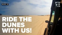 POV: You're exploring the Silver Lake Sand Dunes on four wheels