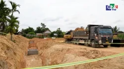 Thach Bich - Tinh Phong Road still awaiting land clearance | QNgTV