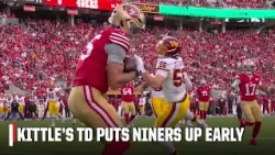 Brock Purdy finds George Kittle WIDE OPEN for early 49ers TD | NFL on ESPN