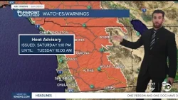 ABC 10News Pinpoint Forecast for August 22, 2026: Heat intensifies this week