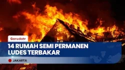 14 Semi-Permanent Houses Burn Down in Taman Sari, West Jakarta; One House Scorched in Surabaya
