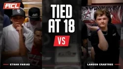 Farias vs. Crabtree: Tied 18-18 in the Tier 1 Final