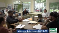 Warren Selectboard 8-25-26